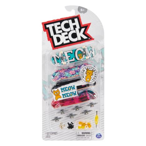 Tech Deck Ultra DLX 4 Pack - Meow Skateboards £14.99